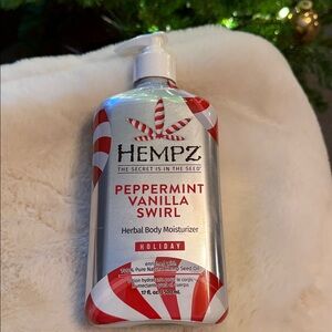 Hempz LIMITED EDITION Peppermint Vanilla Swirl Herbal Body Moisturizer Lotion 17